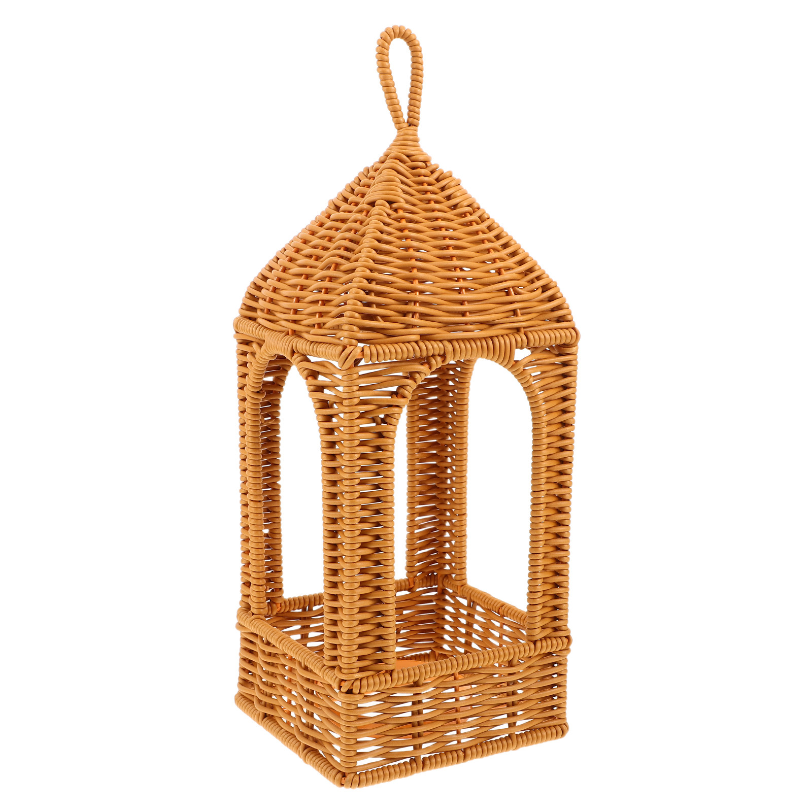 Wicker Pendant Shade - Abajur de Rattan Imitado, Luminária Pendente