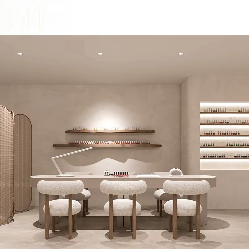 Interior Design Nail Salon - Móveis de salão de beleza de