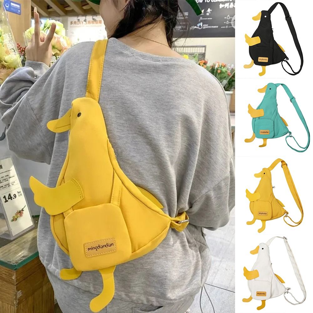 Interior Design Korean Style - Bolsa Transversal de Lona Simples com