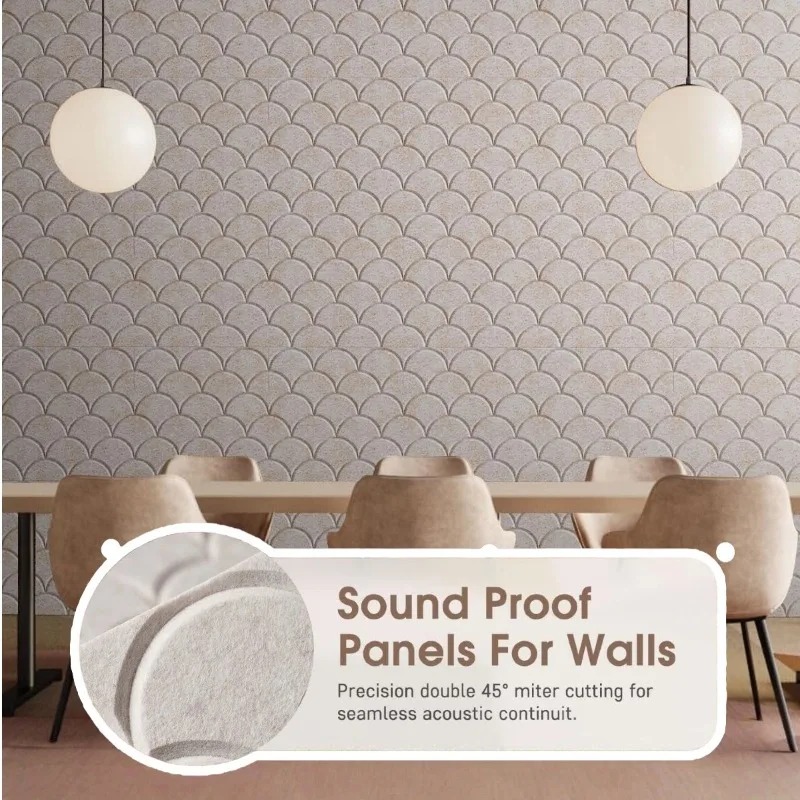 Wall Panel 3D Texture - Painel Acústico Autoadesivo em Espuma com