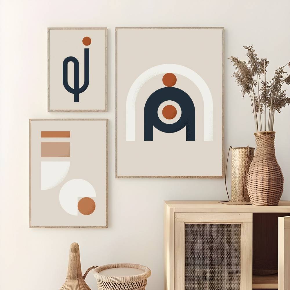 Interior Design Warm - Linha quente cor design cartaz pegajoso