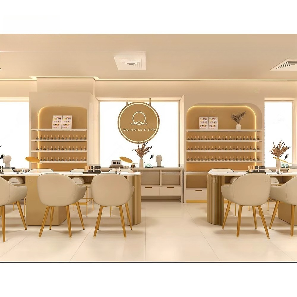 Interior Design Nail Salon - Soluções de design e móveis para