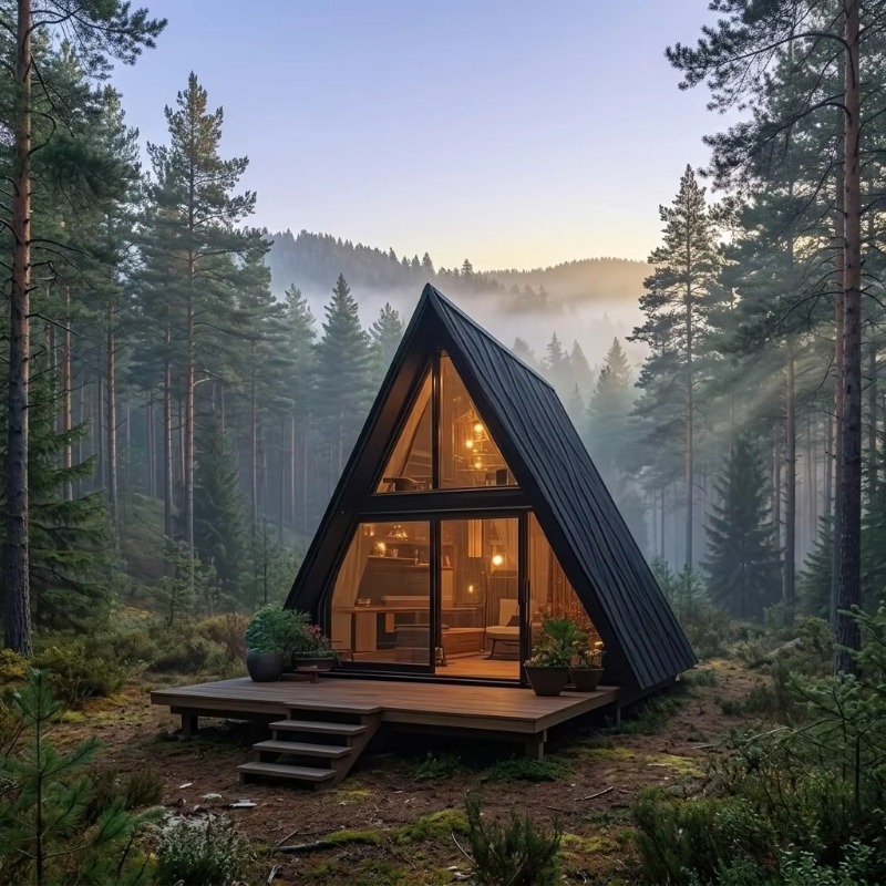 Engineering And Interior Design - Cabana Premium Triangular com Estrutura de