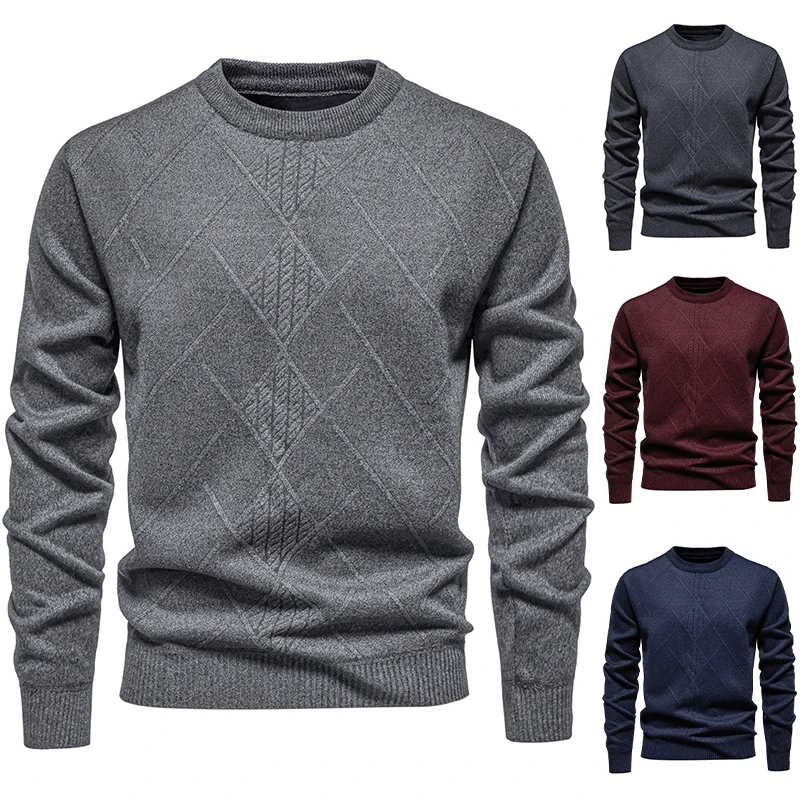 Interior Design Warm - Suéter Masculino Quente e Grosso com
