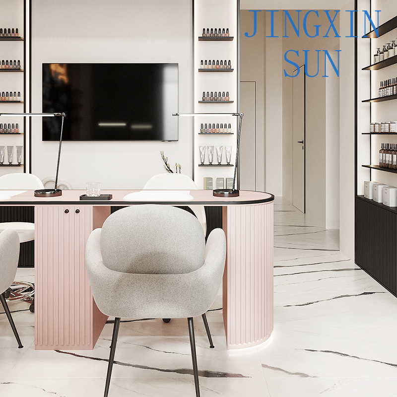 Salão de beleza rosa personali - Interior Design Nail Salon avaliação e preço