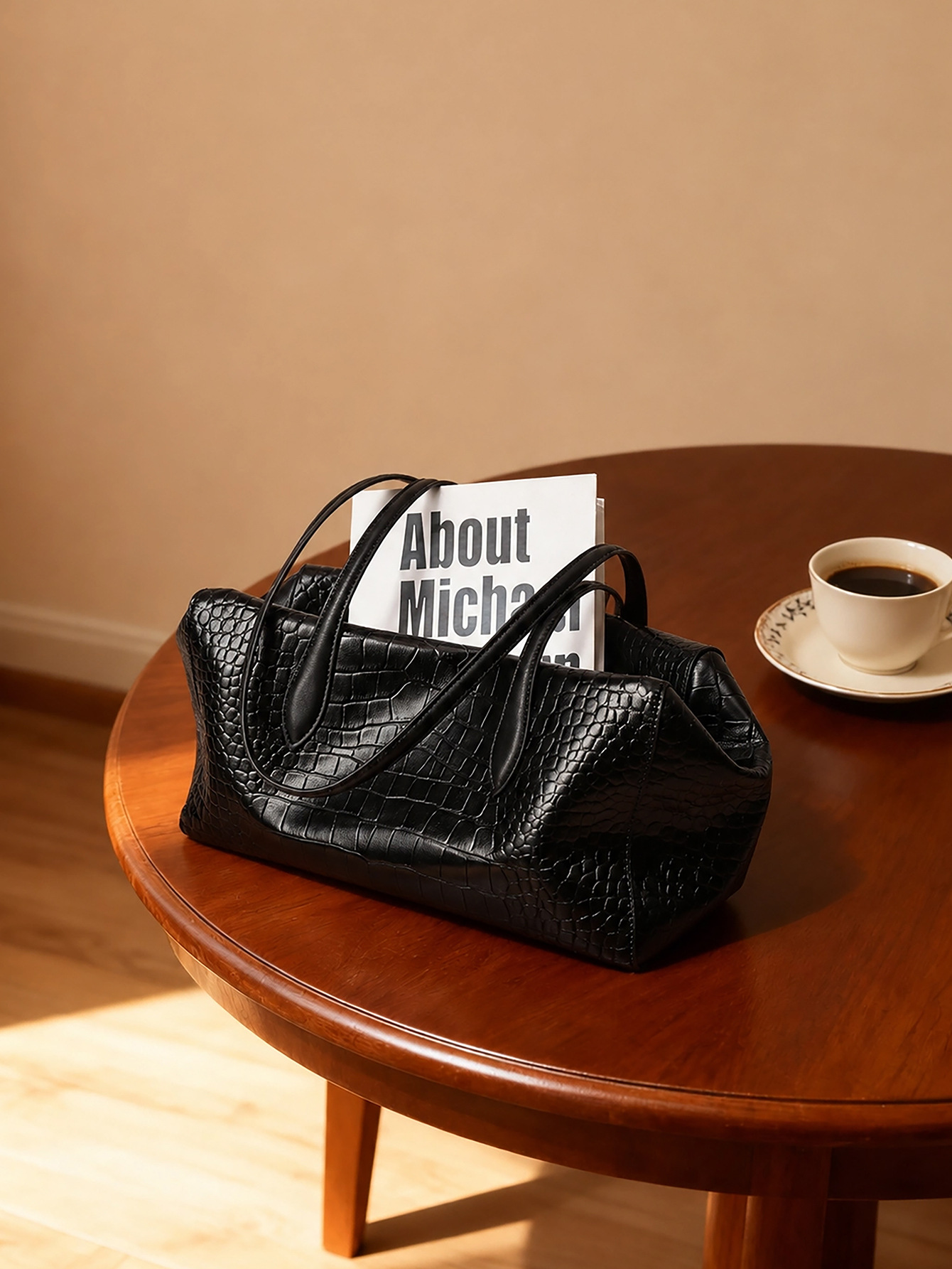 Bolsa de Mão Feminina de Couro - Interior Design Korean Style avaliação e preço