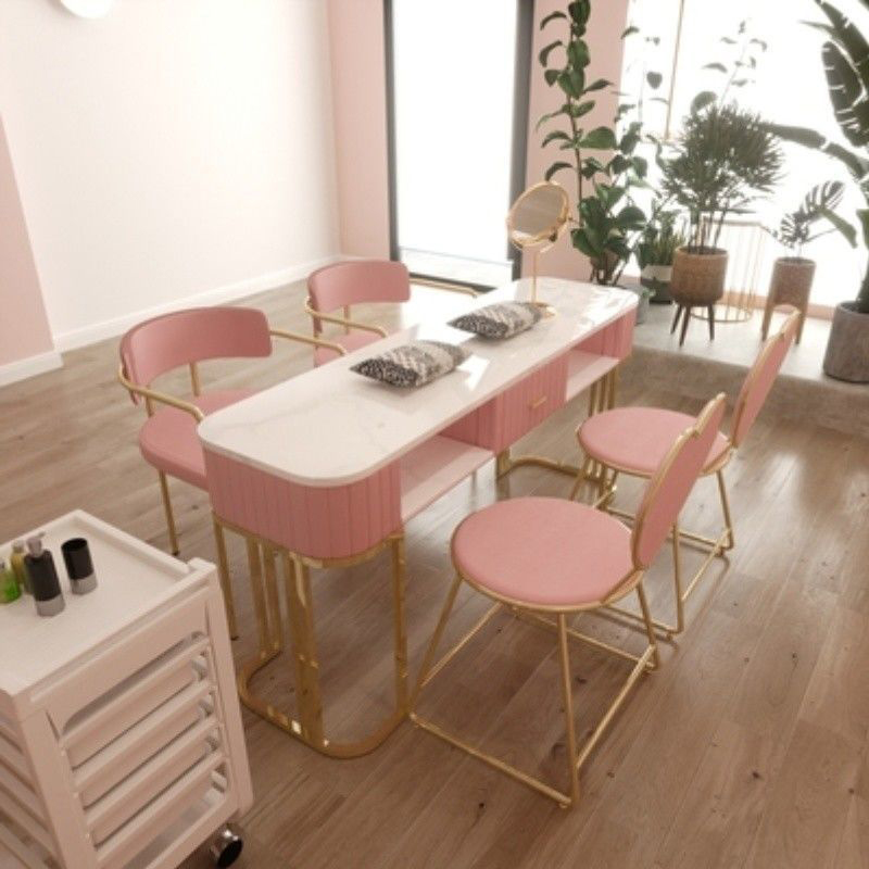 Móveis de manicure de mesa de  - Interior Design Nail Salon avaliação e preço