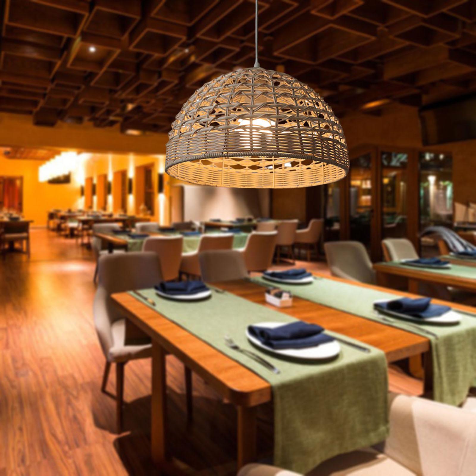 Abajur de Rattan, Capa de Lumi - Wicker Pendant Shade avaliação e preço