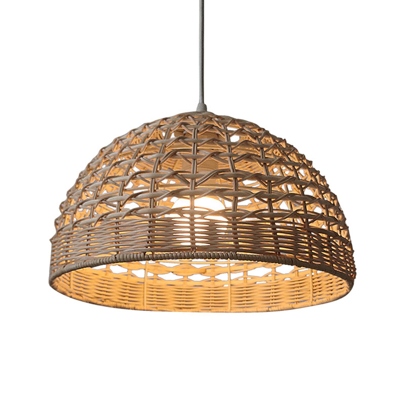 Abajur de Rattan, Capa de Lumi - Wicker Pendant Shade avaliação e preço