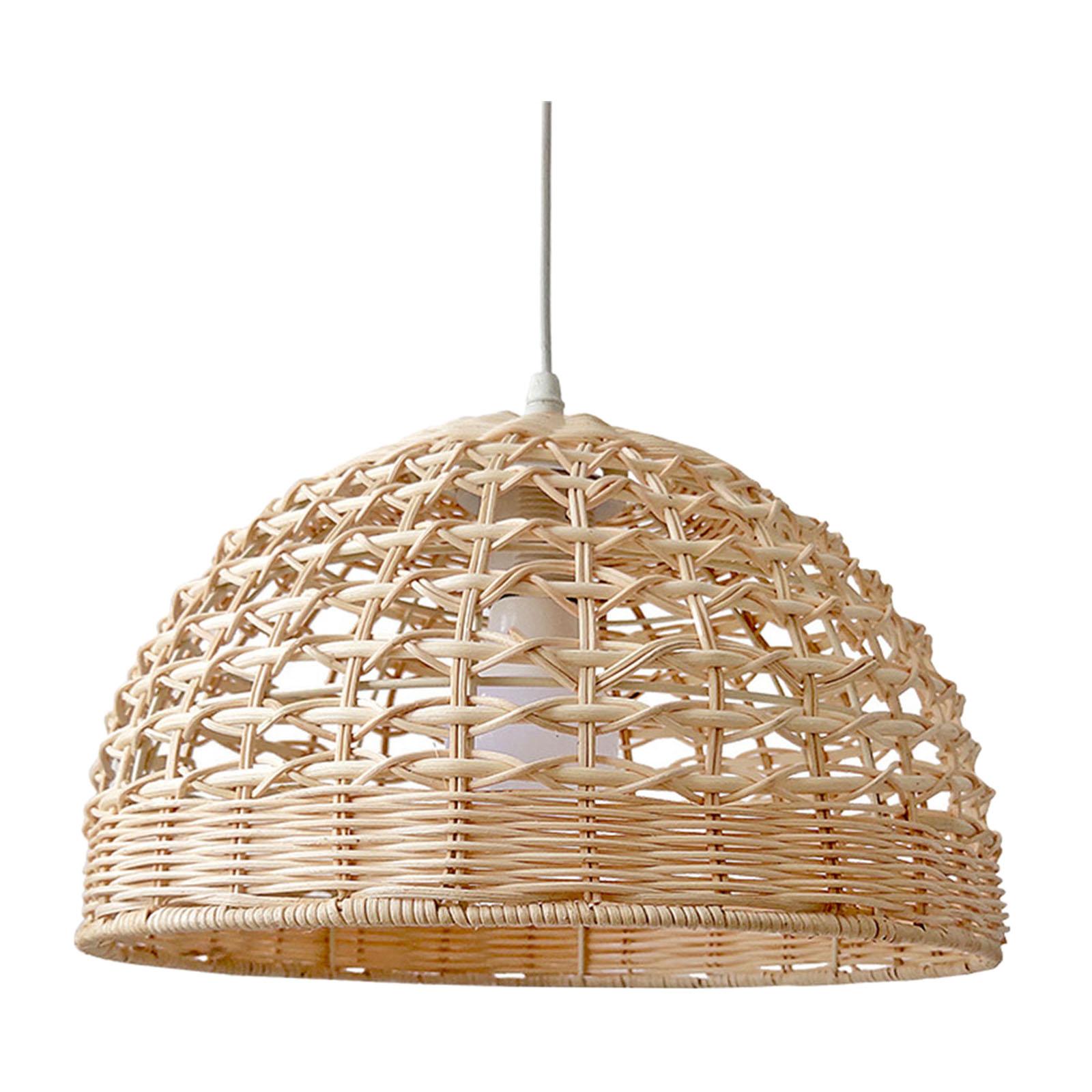 Abajur de Rattan, Capa de Lumi - Wicker Pendant Shade avaliação e preço
