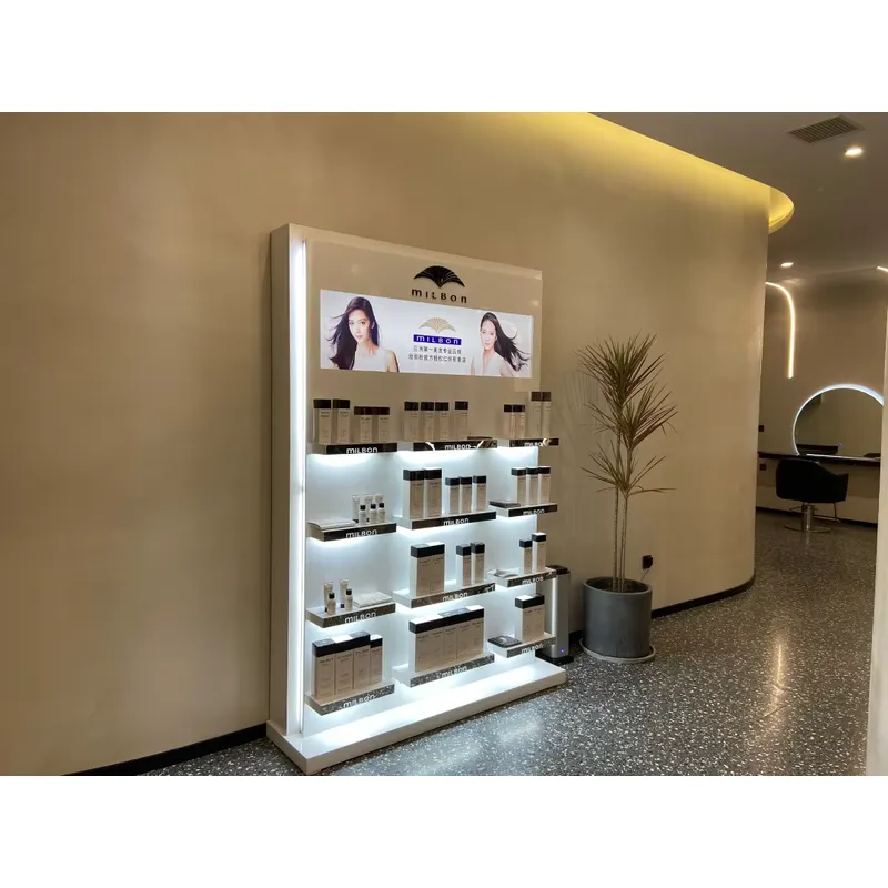 Expositor de Maquiagem para Lo - Interior Design Nail Salon avaliação e preço