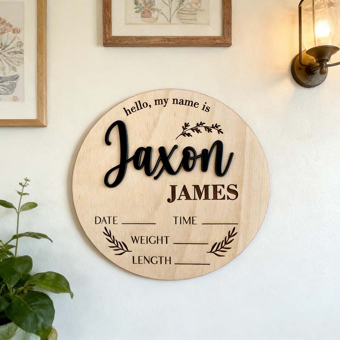 1 Placa de Madeira Personaliza - Interior Design Room avaliação e preço
