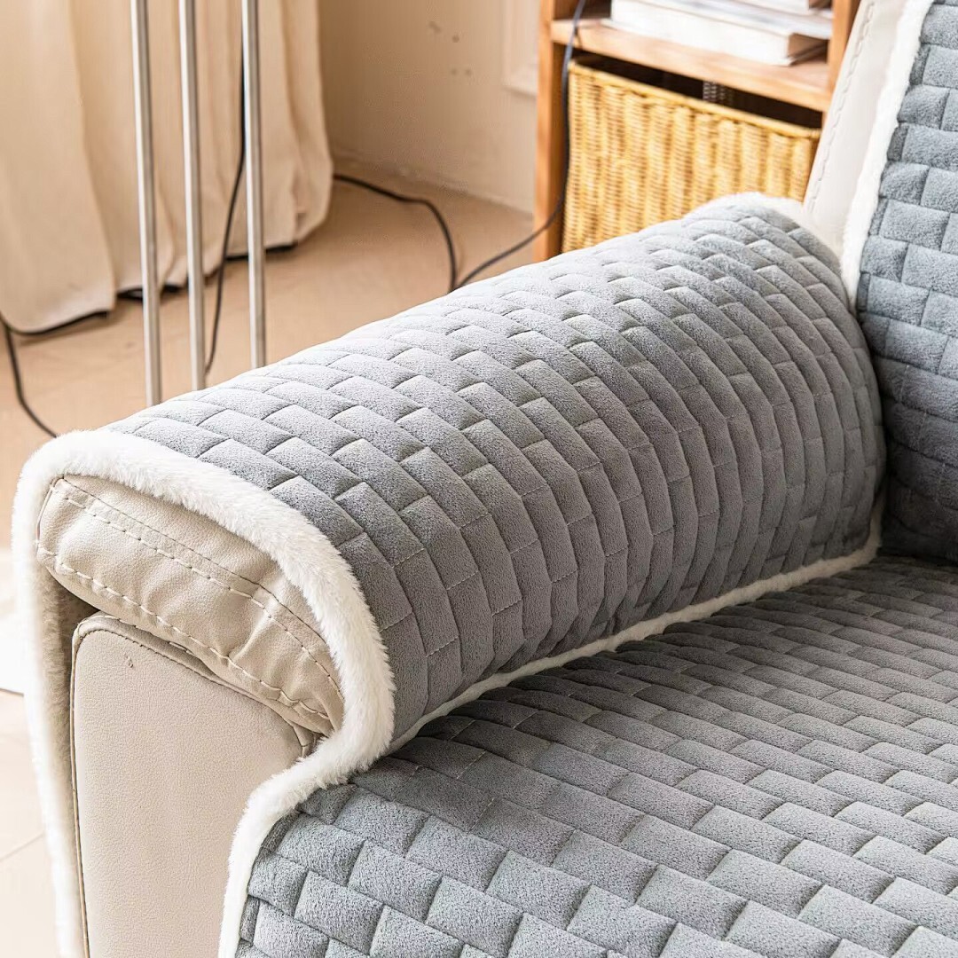 Capa de Sofá Antiderrapante em - Velvet Cushion Cover avaliação e preço