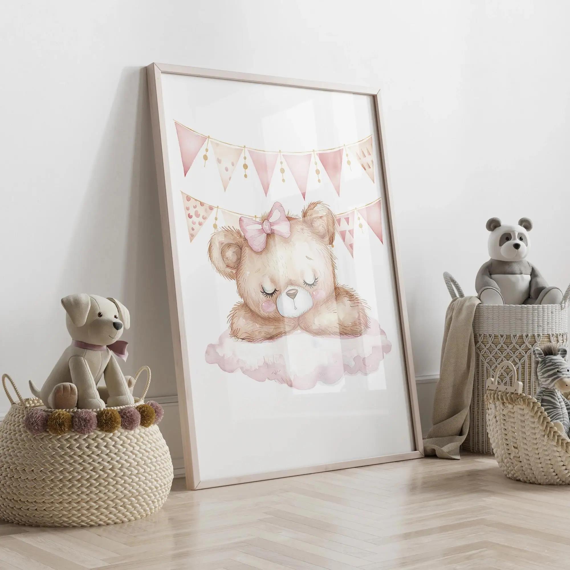 Rosa sonho urso carrossel tend - Interior Design Room avaliação e preço