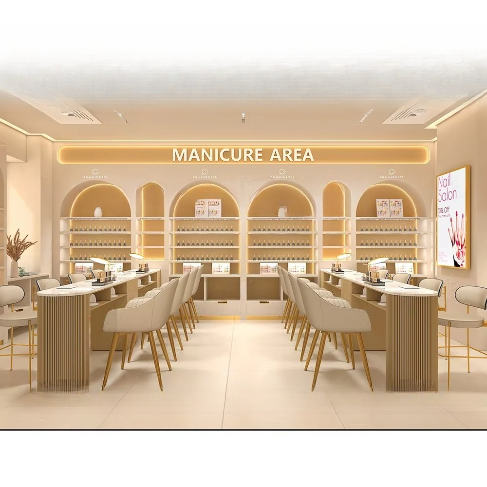 Soluções de design e móveis pa - Interior Design Nail Salon avaliação e preço