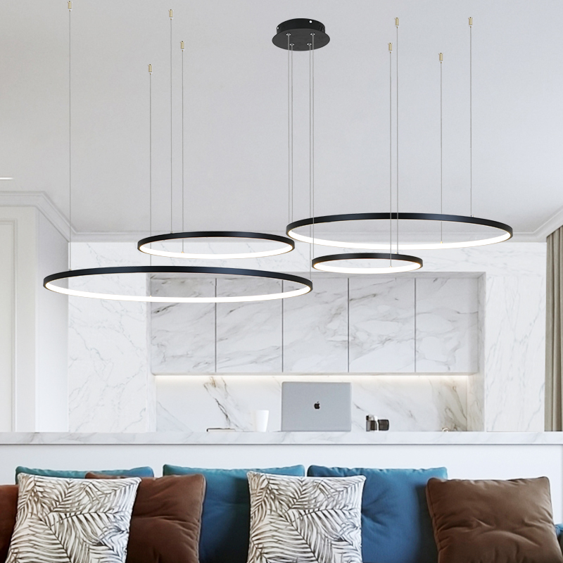 Nordic moderno led lustre sala - Engineering And Interior Design avaliação e preço