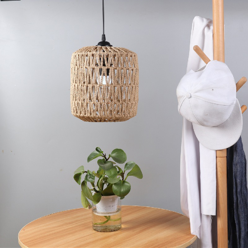 Mão Weave Rattan Pendurado Lâm - Wicker Pendant Shade avaliação e preço