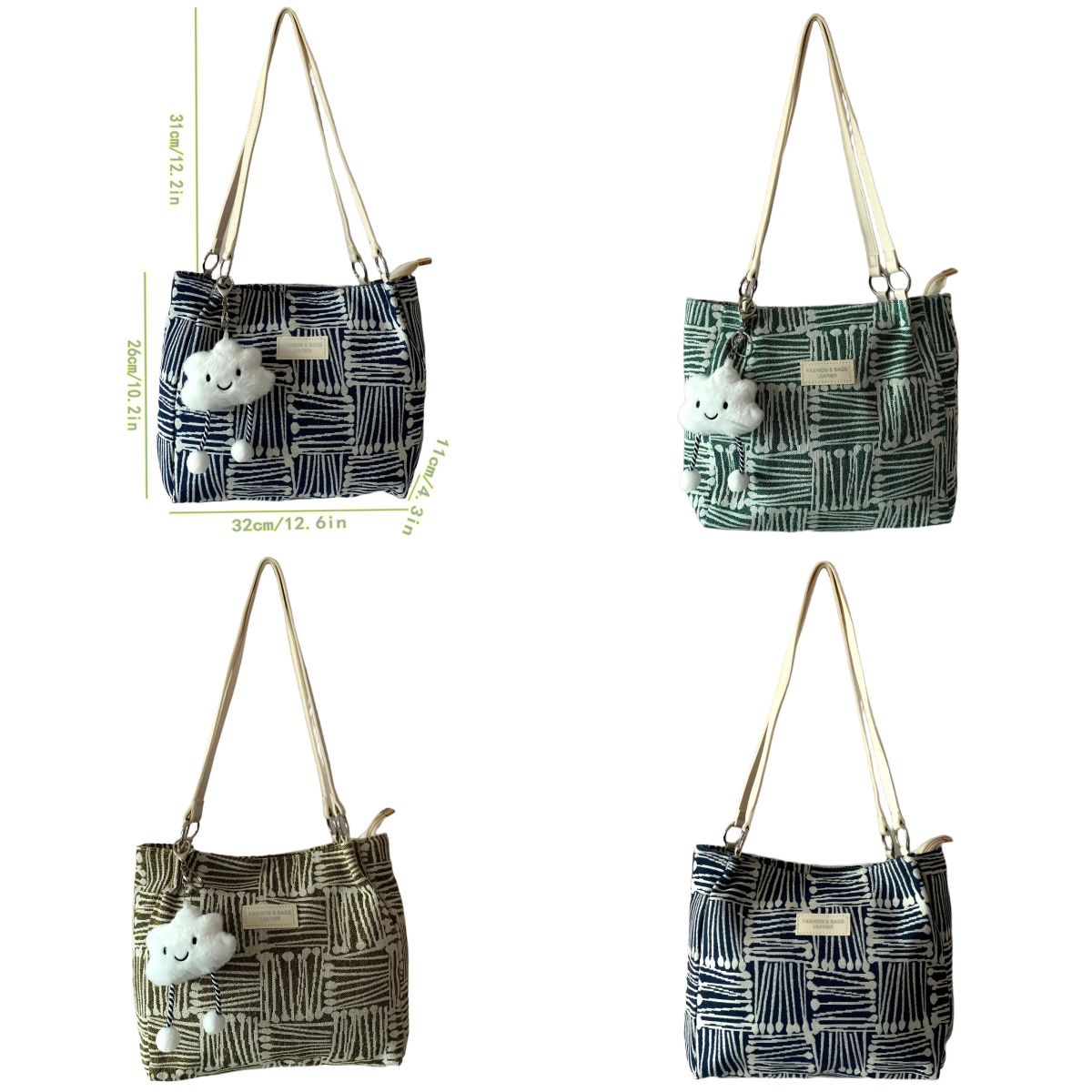 Nova Bolsa de Lona Estilo Core - Interior Design Korean Style avaliação e preço