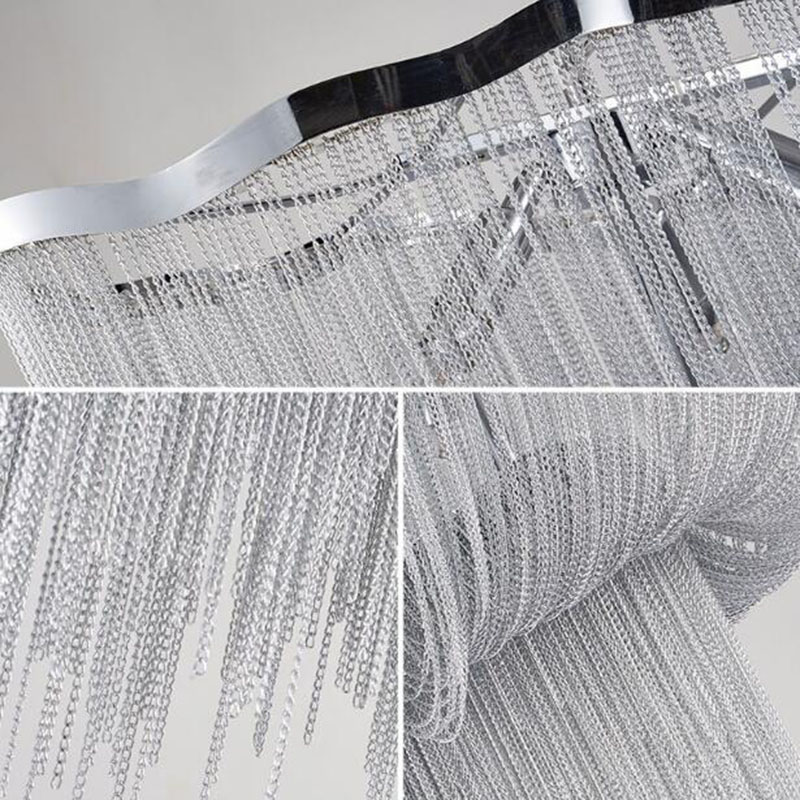 Lustre moderno com corrente de - Engineering And Interior Design avaliação e preço