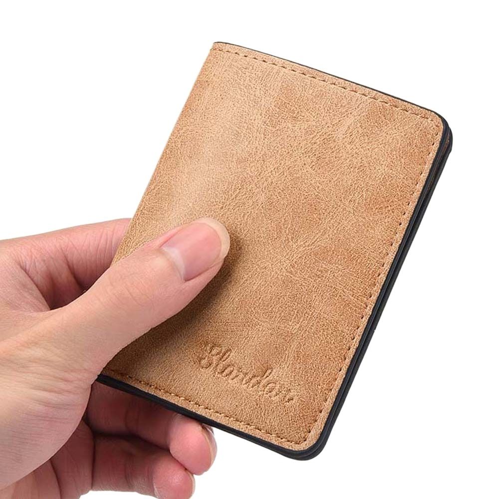 Carteira Masculina de Couro PU - Interior Design Id avaliação e preço