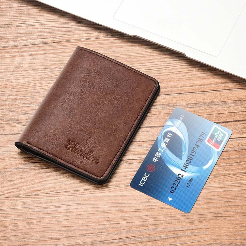Carteira Masculina de Couro PU - Interior Design Id avaliação e preço