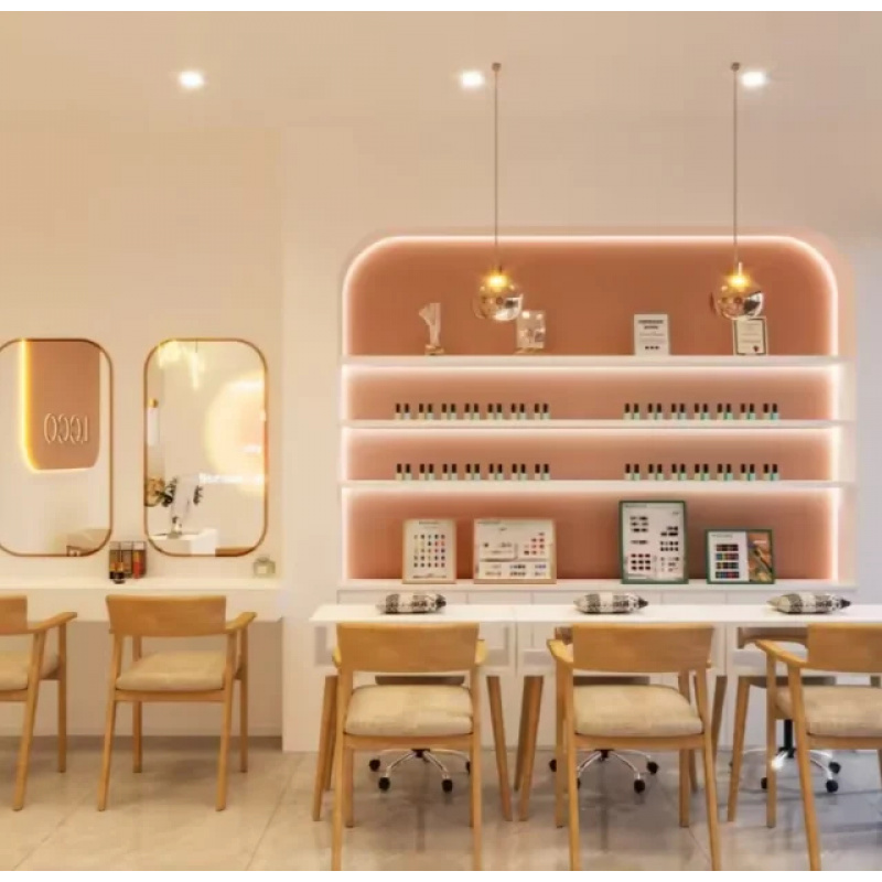 Móveis Modernos para Salão de  - Interior Design Nail Salon avaliação e preço