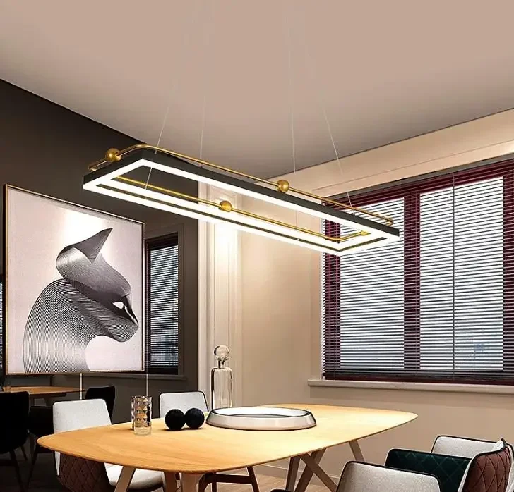 Lustre moderno de led, luzes c - Engineering And Interior Design avaliação e preço