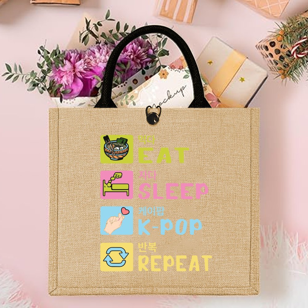 Bolsa de Juta Estilo Coreano c - Interior Design Korean Style avaliação e preço