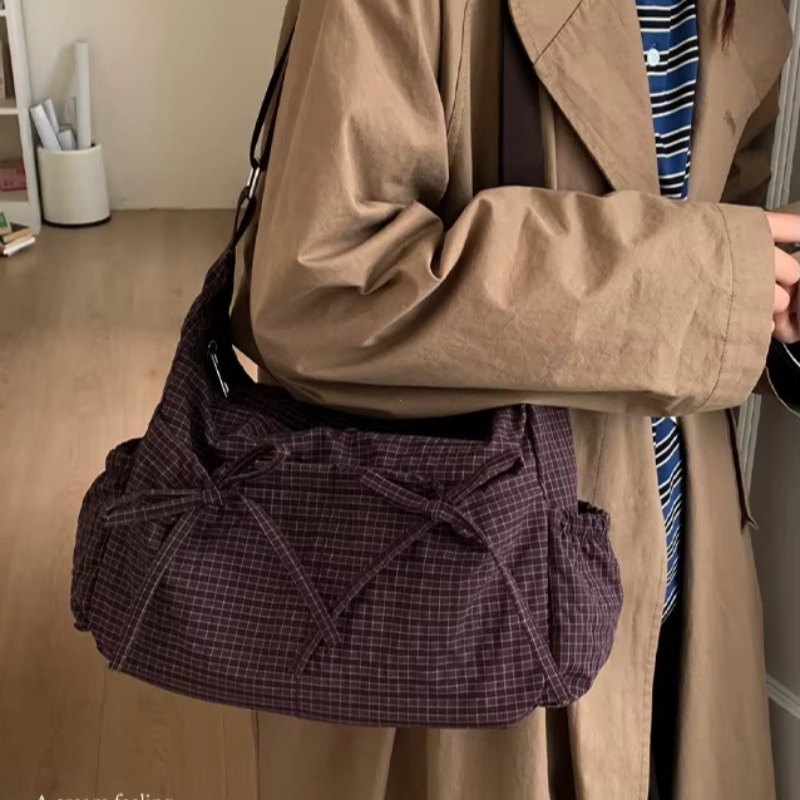 Bolsa de Ombro Retrô Estilo Co - Interior Design Korean Style avaliação e preço